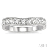 .75CTRDDM 'V' BAND-MILLG WG 14K@11-H*