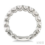 2 ctw Diamond Matching Wedding Band in 18K White Gold