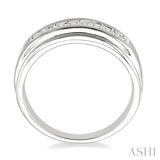 1/6 Ctw Round Diamond Men's Ring in 10K White Gold
