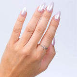 1/20 Ctw Initial 'K' Round Cut Diamond Fashion Ring in 10K Yellow Gold