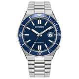 MEN AUTO WR100 SS BRAC NAVY
