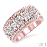 7/8 Ctw Diamond Fashion Band in 14K Rose Gold