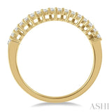 1/4 Ctw Stackable Baguette Diamond Fashion Band in 14K Yellow Gold