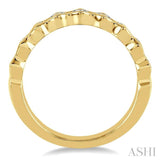 3/4 Ctw Round Cut Diamond Stack Band in 14K Yellow Gold