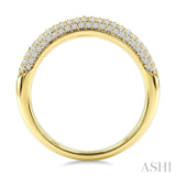 1/2 Ctw Round Cut Diamond Aeris Gold Fashion Band Set in 14K Yellow Gold