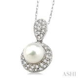 Pearl & Diamond Pendant