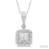 Silver Diamond Pendant