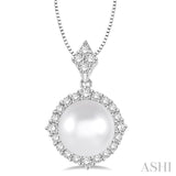 Pearl & Diamond Pendant