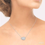 Pear Shape Lovebright Essential Diamond Necklace