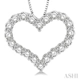 Heart Shape Diamond Pendant