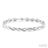 Silver Diamond Bracelet