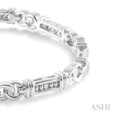 Silver Diamond Bracelet