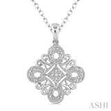 Silver Diamond Pendant