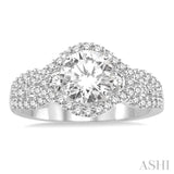 Semi-Mount Diamond Engagement Ring