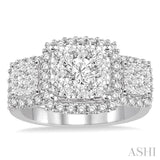 Past Present & Future Lovebright Diamond Engagement Ring