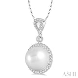 Pearl & Diamond Pendant