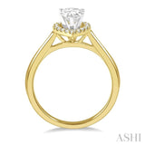 Pear Shape Diamond Engagement Ring