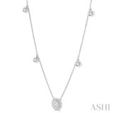 Lovebright Diamond Station Necklace