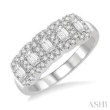 5 Stone Diamond Wedding Band