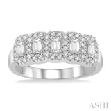 5 Stone Diamond Wedding Band