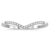 Stackable Chevron Petite Diamond Fashion Ring