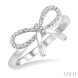 Bow Tie Diamond Fashion Ring