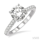 Semi-Mount Diamond Engagement Ring