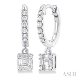 Fusion Petite Diamond Huggie Fashion Earrings