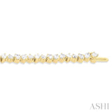 Mixed Shape Diamond Fashion Bracelet