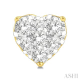 Heart Shape Lovebright Essential Diamond Earrings