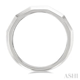 1/6 Ctw Geometric Shape Emerald Cut Diamond Fashion Band in 14K White Gold