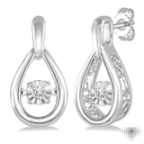 Silver Emotion Diamond Earrings