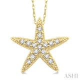 Sea Star Diamond Pendant