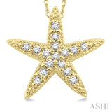 Sea Star Diamond Pendant