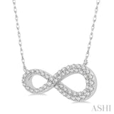Infinity Shape Diamond Necklace