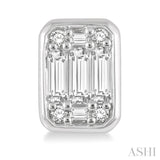 Bezel Set Fusion Diamond Earrings